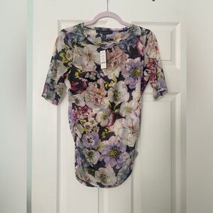 WHBM Floral spring top